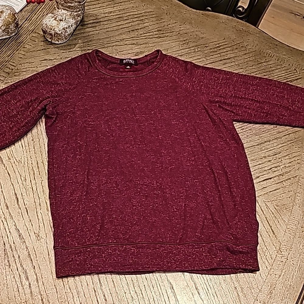Burgundy sweater XS Buffalo David Bitton